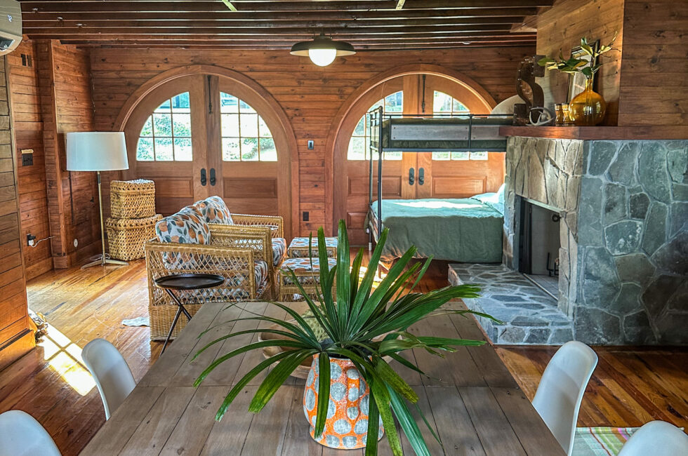 1920s Florida Carriage House - Interior Open